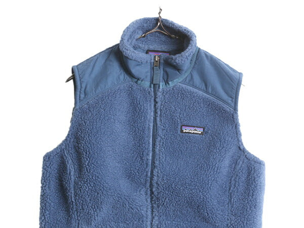 14年製 パタゴニア レトロX フリース ベスト レディース L / 古着 Patagonia 重ね着 アウトドア パイル フルジップ 前開き 廃版 ハイネック