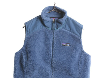14年製 パタゴニア レトロX フリース ベスト レディース L / 古着 Patagonia 重ね着 アウトドア パイル フルジップ 前開き 廃版 ハイネック