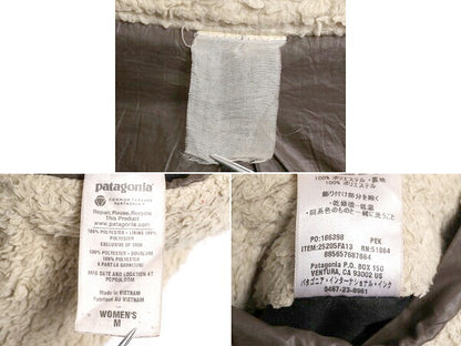 13年製 パタゴニア ロスロボス リバーシブル ベスト レディース M 古着 Patagonia 毛長 パイル ボア フリース ナイロン 重ね着 フルジップ