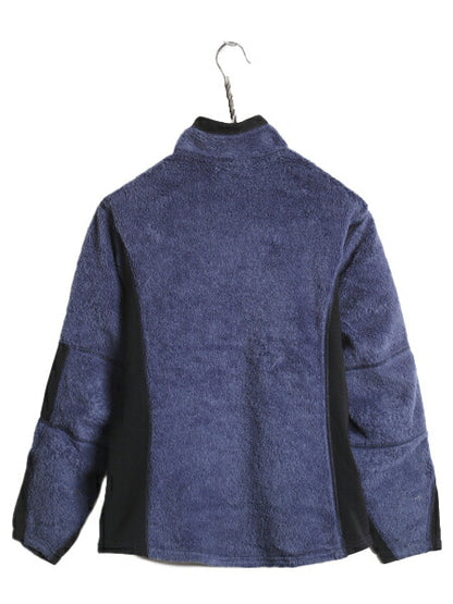 00s 00年製 USA製 パタゴニア R2 フリース ジャケット レディース S 00年代 オールド Patagonia アウトドア フルジップ レギュレーター 紺