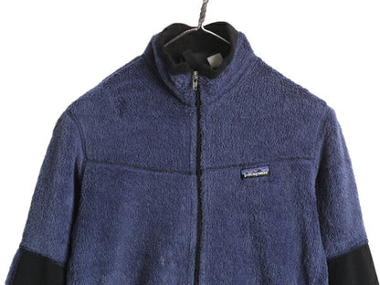 00s 00年製 USA製 パタゴニア R2 フリース ジャケット レディース S 00年代 オールド Patagonia アウトドア フルジップ レギュレーター 紺