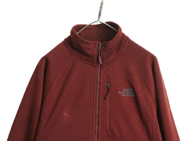 US企画 ノースフェイス 裏 ボア フリース ジャケット メンズ M 古着 The North face アウトドア ジャンパー ハイネック フルジップ パイル