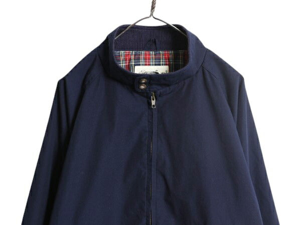 90s エディーバウアー スイングトップ ジャケット メンズ XL オールド Eddie Bauer フルジップ ブルゾン G-9 ハリントン チェック ライナー