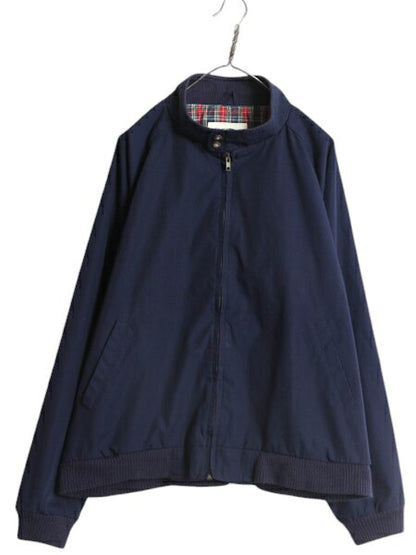 90s エディーバウアー スイングトップ ジャケット メンズ XL オールド Eddie Bauer フルジップ ブルゾン G-9 ハリントン チェック ライナー