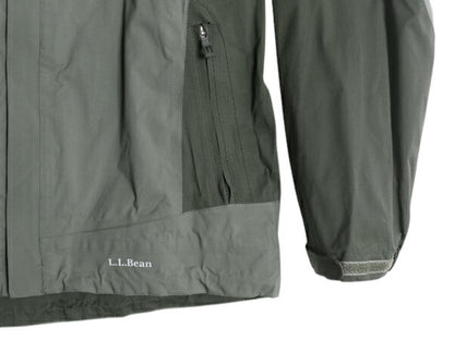 エルエルビーン ナイロン マウンテンパーカー ジャケット メンズ S アウトドア LLBEAN ジャンパー フルジップ ツートン ハイネック マンパ