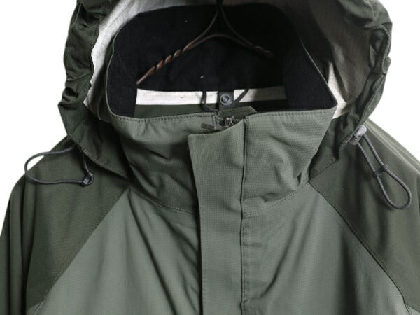 エルエルビーン ナイロン マウンテンパーカー ジャケット メンズ S アウトドア LLBEAN ジャンパー フルジップ ツートン ハイネック マンパ