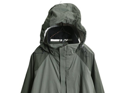 エルエルビーン ナイロン マウンテンパーカー ジャケット メンズ S アウトドア LLBEAN ジャンパー フルジップ ツートン ハイネック マンパ