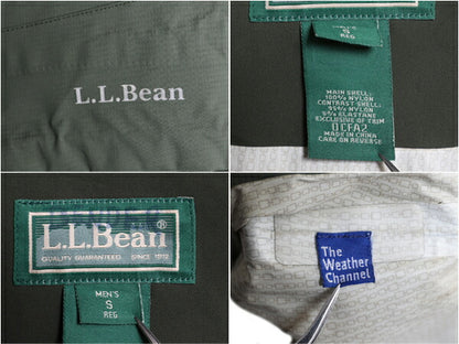 エルエルビーン ナイロン マウンテンパーカー ジャケット メンズ S アウトドア LLBEAN ジャンパー フルジップ ツートン ハイネック マンパ