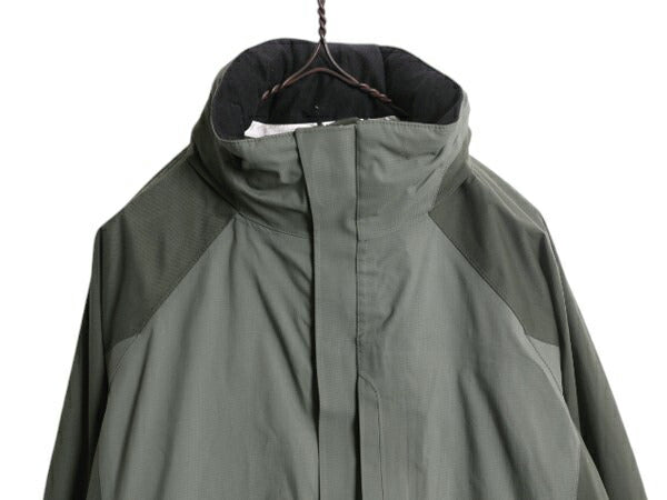 エルエルビーン ナイロン マウンテンパーカー ジャケット メンズ S アウトドア LLBEAN ジャンパー フルジップ ツートン ハイネック マンパ