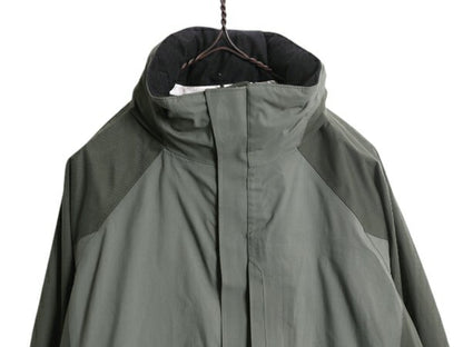 エルエルビーン ナイロン マウンテンパーカー ジャケット メンズ S アウトドア LLBEAN ジャンパー フルジップ ツートン ハイネック マンパ