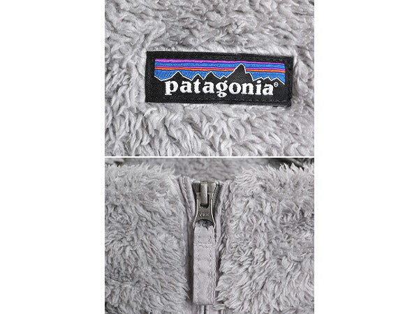 18年製 パタゴニア ロスガトス ハーフジップ レディース M / Patagonia アウトドア フリース プルオーバー ジャケット 毛長 パイル ボア 灰