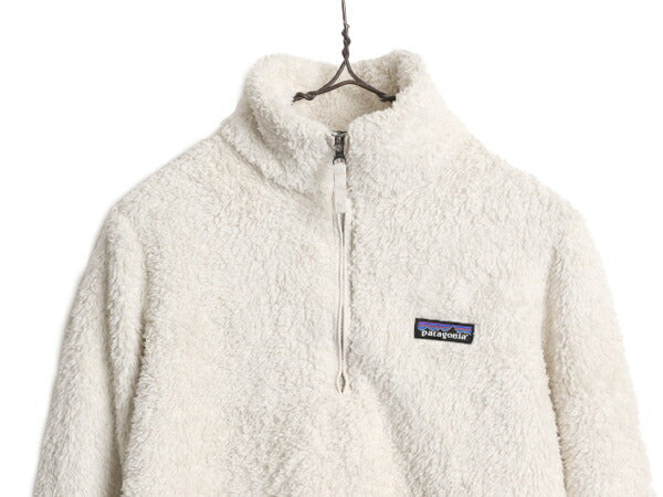 パタゴニア ロスガトス ハーフジップ レディース S Patagonia アウトドア フリース プルオーバー ジャケット 毛長 パイル ボア ハイネック