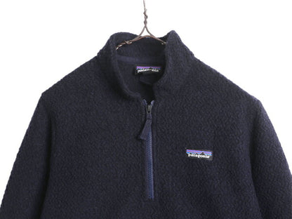 US企画 19年製 パタゴニア ウーリエステル フリース ジャケット レディース M 古着 Patagonia アウトドア ハーフジップ ジャンパー ウール