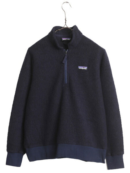 US企画 19年製 パタゴニア ウーリエステル フリース ジャケット レディース M 古着 Patagonia アウトドア ハーフジップ ジャンパー ウール