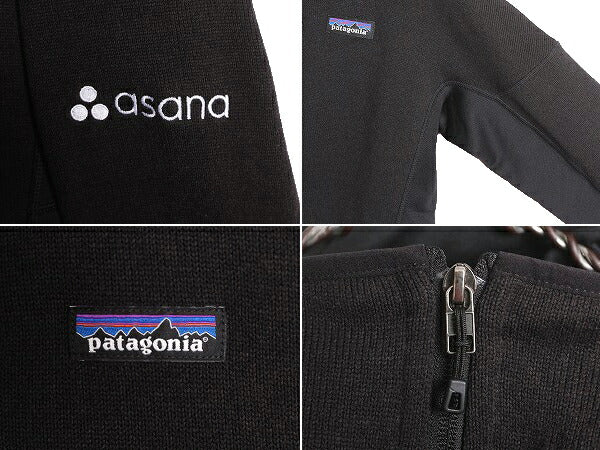 19年製 パタゴニア パフォーマンス ベター セーター ジャケット レディース M Patagonia フリース フルジップ ブルゾン ハイネック 企業 黒
