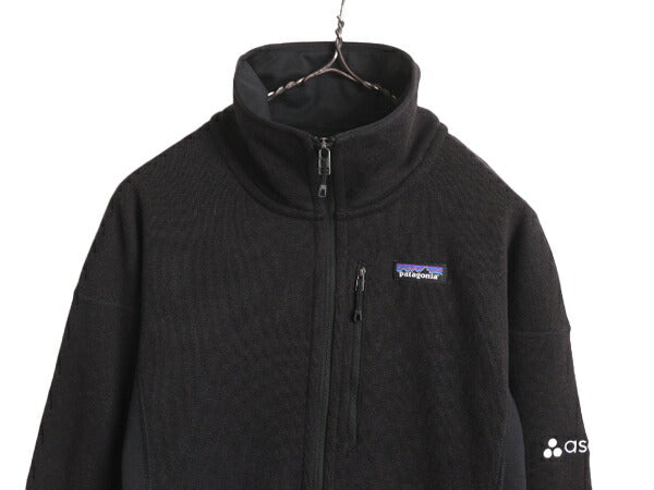 19年製 パタゴニア パフォーマンス ベター セーター ジャケット レディース M Patagonia フリース フルジップ ブルゾン ハイネック 企業 黒