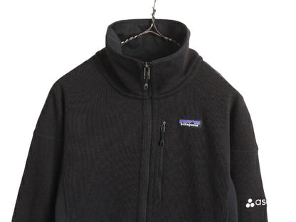 19年製 パタゴニア パフォーマンス ベター セーター ジャケット レディース M Patagonia フリース フルジップ ブルゾン ハイネック 企業 黒
