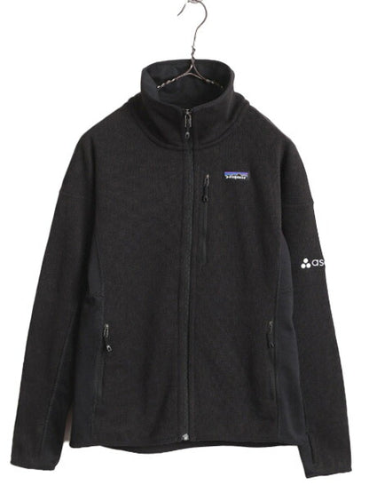 19年製 パタゴニア パフォーマンス ベター セーター ジャケット レディース M Patagonia フリース フルジップ ブルゾン ハイネック 企業 黒