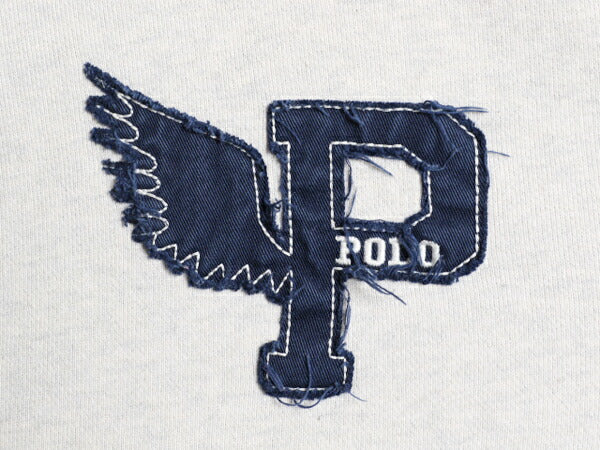 00s ポロ ラルフローレン P-WING 刺繍 ハーフジップ スウェット メンズ XL オールド 裏起毛 トレーナー 大きいサイズ ハイネック ツートン