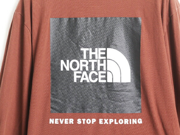 ノースフェイス 両面 プリント 長袖 Tシャツ メンズ L / The North Face アウトドア ロンT プリントT ロゴT バックプリント クルーネック