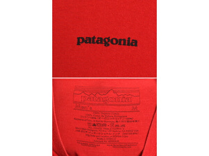14年製 パタゴニア 両面 プリント 長袖 Tシャツ メンズ M / Patagonia アウトドア ロンT プリントT ロゴT フィッツロイ P6 バックプリント