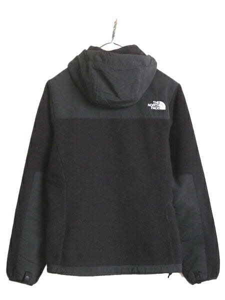 ノースフェイス フード付き デナリ ジャケット レディース S The North Face Denali フリース パーカー フルジップ アウトドア ブルゾン 黒