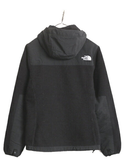 ノースフェイス フード付き デナリ ジャケット レディース S The North Face Denali フリース パーカー フルジップ アウトドア ブルゾン 黒