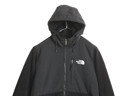 ノースフェイス フード付き デナリ ジャケット レディース S The North Face Denali フリース パーカー フルジップ アウトドア ブルゾン 黒