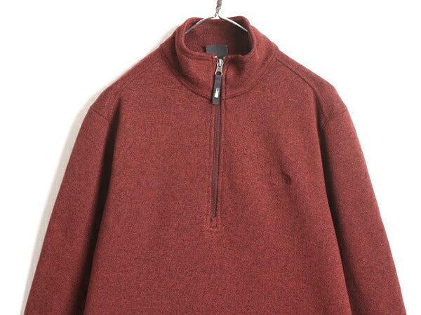 ノースフェイス ハーフジップ セーター フリース ジャケット メンズ L / 古着 The North face アウトドア ニット プルオーバー ジャンパー