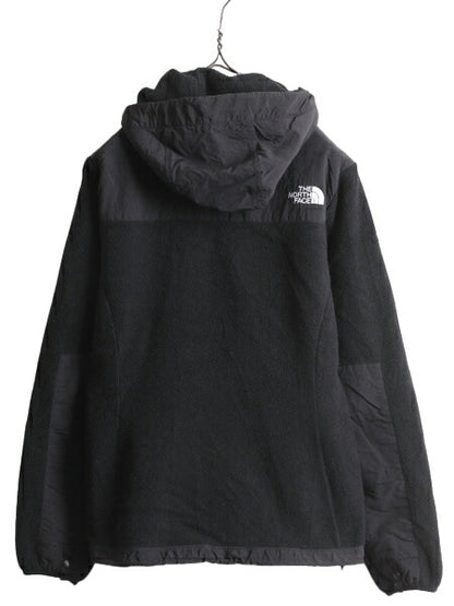 ノースフェイス フード付き デナリ ジャケット レディース S The North Face Denali フリース パーカー ジャンパー ブラック 黒 アウトドア
