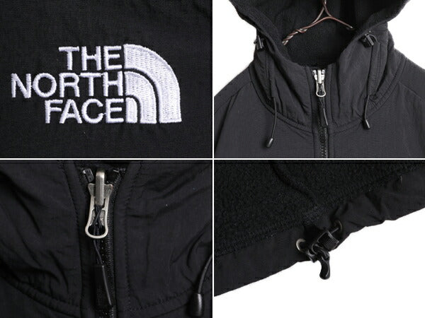 ノースフェイス フード付き デナリ ジャケット レディース S The North Face Denali フリース パーカー ジャンパー ブラック 黒 アウトドア