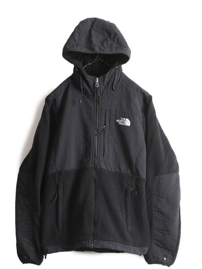 ノースフェイス フード付き デナリ ジャケット レディース S The North Face Denali フリース パーカー ジャンパー ブラック 黒 アウトドア