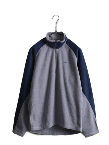 07年製 パタゴニア EW フリース キャプリーン ジップ Tシャツ メンズ S 古着 PATAGONIA プルオーバー 長袖Tシャツ ハーフジップ ハイネック
