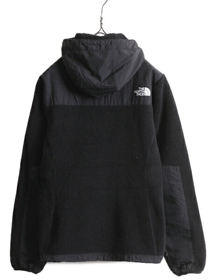 ノースフェイス フード付き デナリ ジャケット レディース S The North Face Denali フリース パーカー ジャンパー ブラック 黒 アウトドア