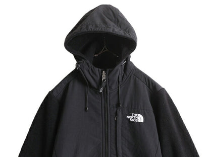 ノースフェイス フード付き デナリ ジャケット レディース S The North Face Denali フリース パーカー ジャンパー ブラック 黒 アウトドア