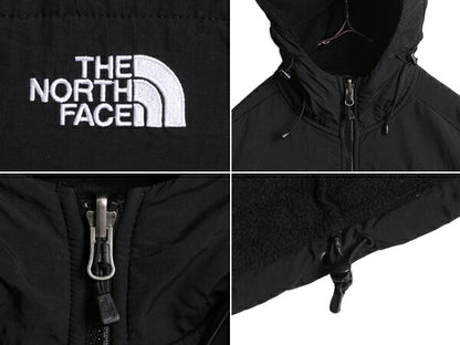 ノースフェイス フード付き デナリ ジャケット レディース S The North Face Denali フリース パーカー ジャンパー 黒 ブラック アウトドア