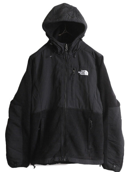 ノースフェイス フード付き デナリ ジャケット レディース S The North Face Denali フリース パーカー ジャンパー 黒 ブラック アウトドア