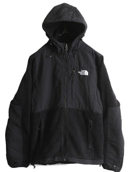 ノースフェイス フード付き デナリ ジャケット レディース S The North Face Denali フリース パーカー ジャンパー 黒 ブラック アウトドア