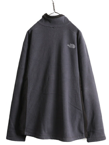 ノースフェイス フルジップ フリース ジャケット メンズ XL / 古着 The North Face ジャンパー ブルゾン アウトドア ２トーン 大きいサイズ