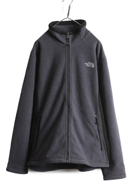 ノースフェイス フルジップ フリース ジャケット メンズ XL / 古着 The North Face ジャンパー ブルゾン アウトドア ２トーン 大きいサイズ
