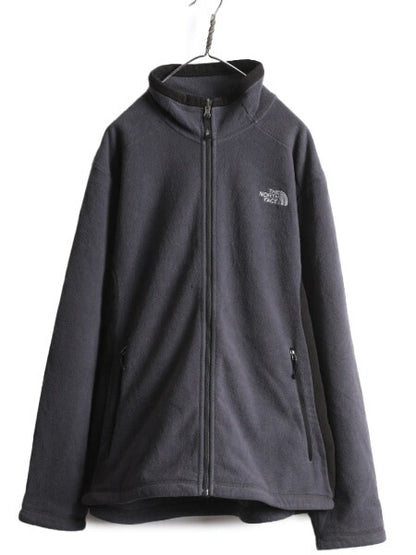 ノースフェイス フルジップ フリース ジャケット メンズ XL / 古着 The North Face ジャンパー ブルゾン アウトドア ２トーン 大きいサイズ