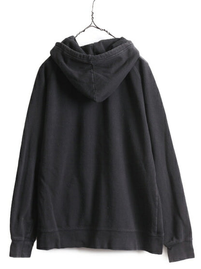 ノースフェイス プリント スウェット フード パーカー レディース XL The North Face プルオーバー 裏起毛 トレーナー アウトドア 薄手 黒