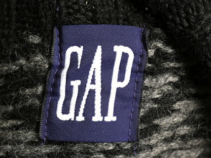 90s ■ OLD GAP タートルネック ノルディック ウール ニット セーター ( レディース M ) 古着 90年代 オールド ギャップ 紺タグ ハイネック