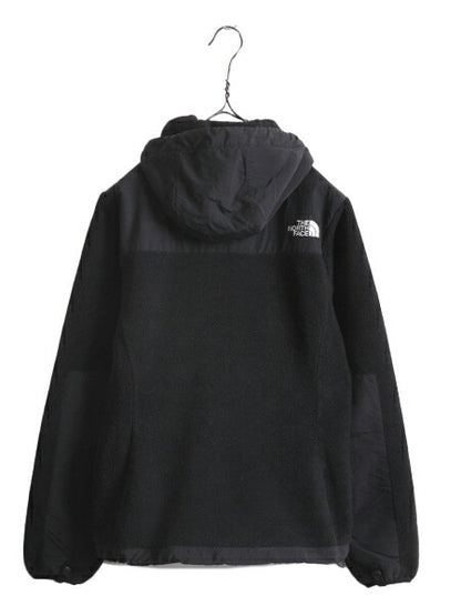 ノースフェイス フード付き デナリ ジャケット レディース S The North Face Denali フリース パーカー ジャンパー アウトドア ブルゾン 黒