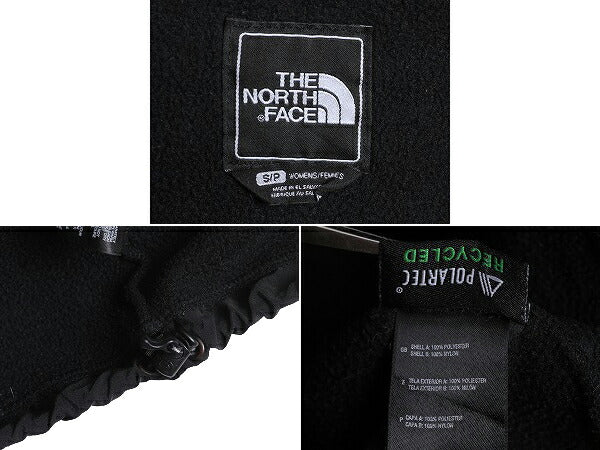 ノースフェイス フード付き デナリ ジャケット レディース S The North Face Denali フリース パーカー ジャンパー アウトドア ブルゾン 黒