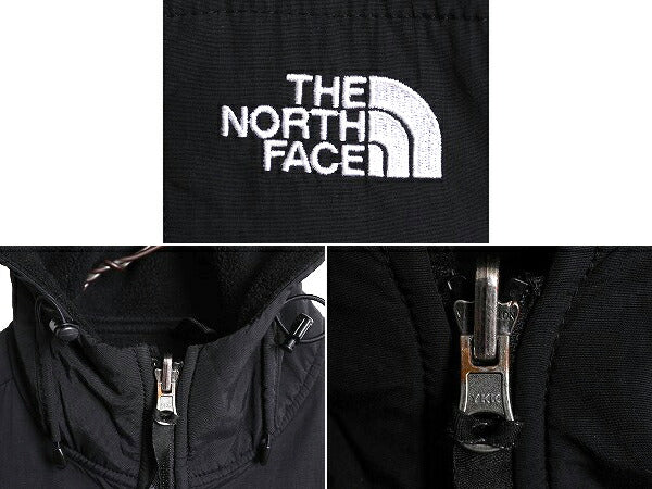 ノースフェイス フード付き デナリ ジャケット レディース S The North Face Denali フリース パーカー ジャンパー アウトドア ブルゾン 黒