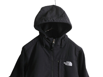 ノースフェイス フード付き デナリ ジャケット レディース S The North Face Denali フリース パーカー ジャンパー アウトドア ブルゾン 黒