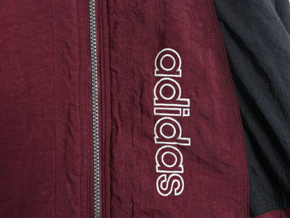 90s アディダス 中綿 ナイロン パーカー ジャケット メンズ XL / 90年代 adidas オールド ジャンパー ウォームアップ キルティング 3ライン