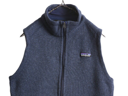 17年製 パタゴニア ベターセーター ベスト レディース M 古着 Patagonia フリース セーター ニット 重ね着 フルジップ アウトドア 前開き