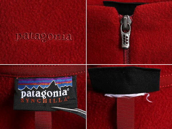 パタゴニア フルジップ シンチラ フリース ジャケット レディース L 程/ 古着 PATAGONIA ジャンパー ブルゾン アウトドア ハイネック 薄手